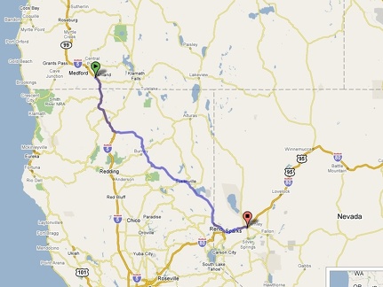 Map - Day 1 Route