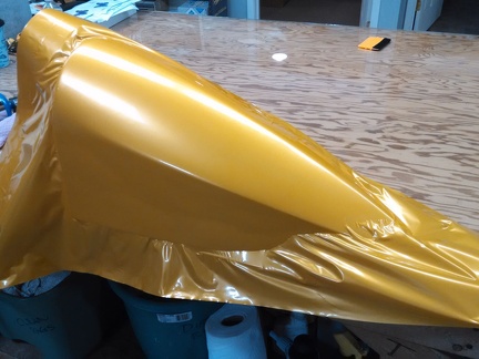 wrapping the snorkel cover