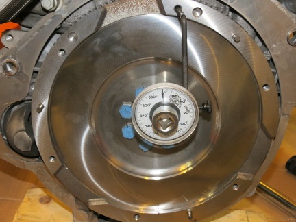 installing flywheel